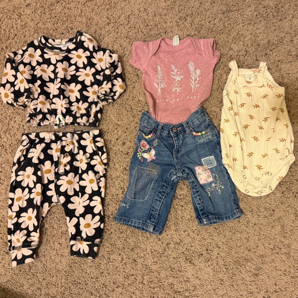 Floral Print Kids Bottoms